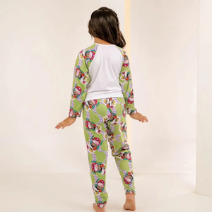 Pijama De Frio Infantil Feminino Meninas Poderosas Amável Moda íntima