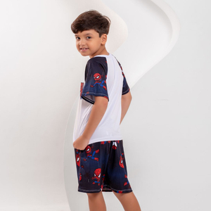 Pijama Masculino Infantil Spider Man Amável Moda íntima