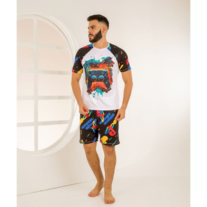 Pijama Masculino Estampado Playstation Amável Moda íntima