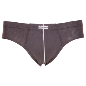 Cueca Slip Em Algodão Lateral Canelada Nawes