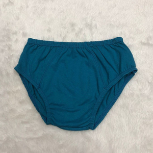 Cueca Slip Infantil Lisa Cores Escuras Malharia Regil