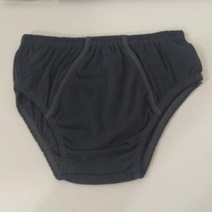 Cueca Slip Infantil Lisa Cores Escuras Malharia Regil