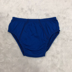 Cueca Slip Infantil Lisa Cores Escuras Malharia Regil