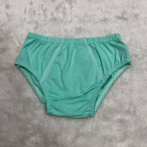 Cueca Slip Infantil Lisa Cores Claras Malharia Regil