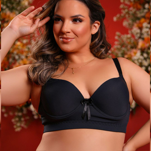 Sutiã Confort Plus Size Liso Com Bojo Dy Girl