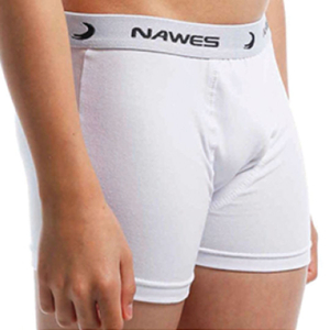 Cueca Boxer Em Cotton Penteado Lisa Juvenil Nawes