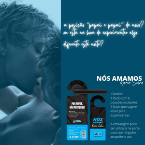 Kit Dadinhos E Aviso De Porta Gay Nós Amamos Kama Sutra Diversão Ao Cubo