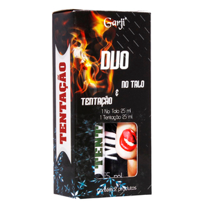 Duo No Talo E Tentação Gel Para Massagem 25ml Garji