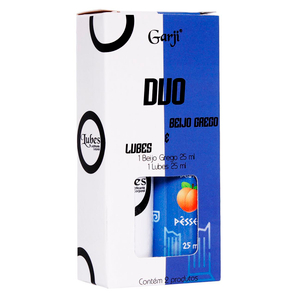 Duo Beijo Grego E Lubes Gel Para Massagem 25ml Garji