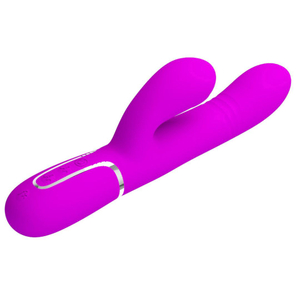 Vibrador Ponto G Mariana 7 Modos De Estimulação E  4 Modos De Vai E Vem Pretty Love