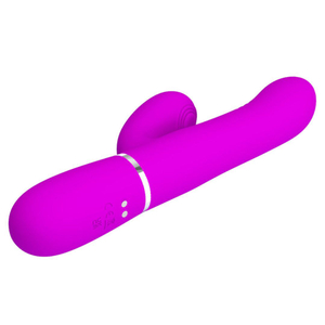 Vibrador Ponto G Mariana 7 Modos De Estimulação E  4 Modos De Vai E Vem Pretty Love