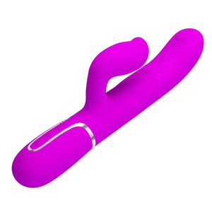 Vibrador Ponto G Mariana 7 Vibrações Batinhas E Língua Estimuladora Pretty Love