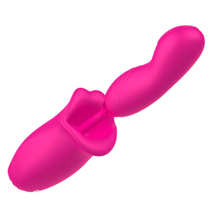 Vibrador Honey Mouth Formato De Boca Com Penetrador 10 Modos De Estimulação