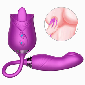 Vibrador Duplo Camélia Lovely 10 Movimentos De Língua Vibe Toys