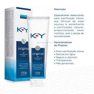 K-y Original Gel Lubrificante íntimo 100g Ky