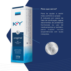 K-y Original Gel Lubrificante íntimo 100g Ky