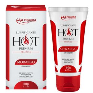  Lubrificante Hot Premium Corporal Beijável 60g La Pimienta