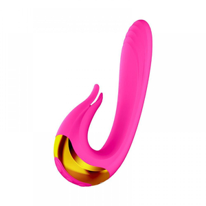 Vibrador Charme Spear Com Estimulador Clitoriano 10 Níveis De Vibração Hantewei