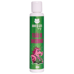 Tesão De Unicórnio Gel De Massagem Beijável 40ml Banho De Gata