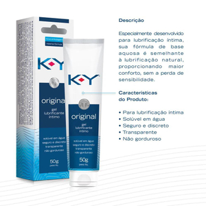 K-y Original Gel Lubrificante íntimo 50g Ky