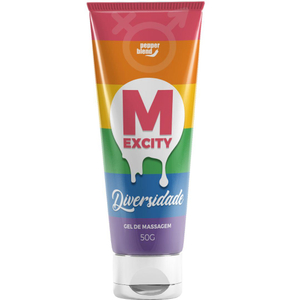 M Excity Diversidade Gel Lubrificante Beijável Pepper Blend