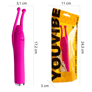 Vibrador Personal Recarregável Smile 12 Modos De Vibração Vibe Toys