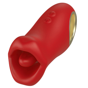 Simulador De Sexo Oral Formato De Boca 10 Modos De Estimulação Vibe Toys