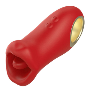 Simulador De Sexo Oral Formato De Boca 10 Modos De Estimulação Vibe Toys