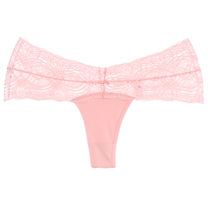 Calcinha Fio Dental Pietra Com Renda Edima Lingerie