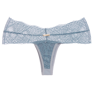 Calcinha Fio Dental Pietra Com Renda Edima Lingerie