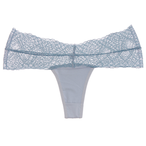 Calcinha Fio Dental Pietra Com Renda Edima Lingerie