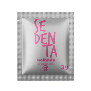 Sedenta Molhada Gel Lubrificante Neutro Sachê 5ml Pepper Blend