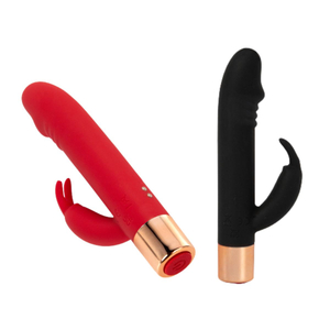 Vibrador Ponto G Dick Com Estimulador Clitoriano Rabbit 7 Vibrações Aphrodisia