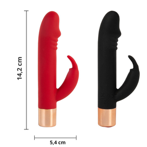 Vibrador Ponto G Dick Com Estimulador Clitoriano Rabbit 7 Vibrações Aphrodisia