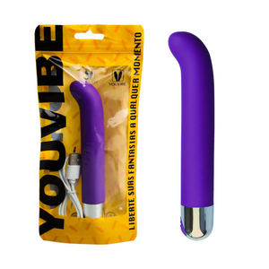 Vibrador Personal Hook 15cm Recarregável 10 Modos De Vibração Youvibe