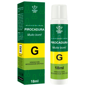 Pirocadura Gel Masculino Intensificador De Ereção 18ml Secred Love