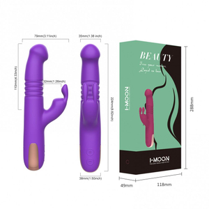 Vibrador Ponto G Beauty 10 Modos De Vai E Vem Com Ponta Rotativa Vibe Toys