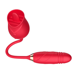 Vibrador Duplo Flexível Flora 10 Modos De Vai E Vem Vibe Toys