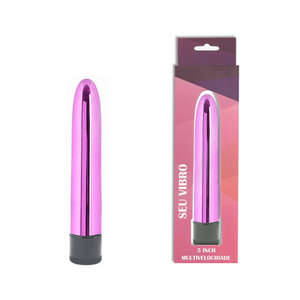 Vibrador Personal Metalizado 13cm 