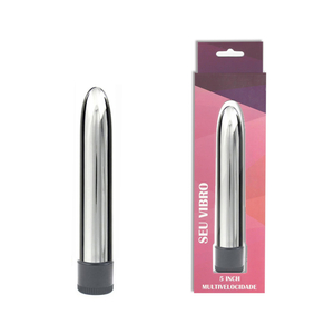 Vibrador Personal Metalizado 13cm 