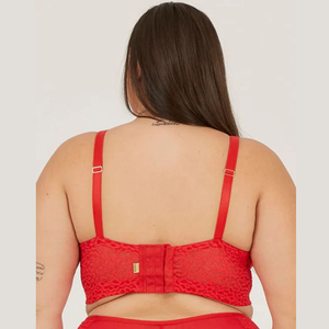 Sutiã Corpete Plus Size Com Bojo Soft Alça Guipier Nayane