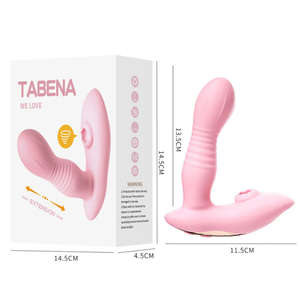 Vibrador Ponto G Tabena 10 Modos De Vai E Vem E Pulsação Controle Via App