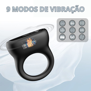 Anel Peniano Com Estimulador Clitoriano 9 Vibrações Vibe Toys