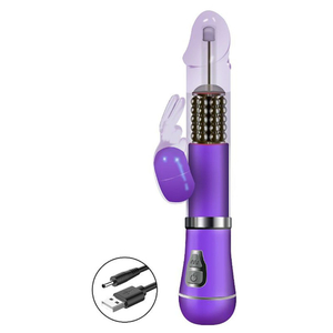 Vibrador Rabbit Recarregável 9 Vibrações E 6 Modos De Rotação Vibe Toys