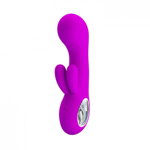 Vibrador Ponto G Duplo Valentine 7 Vibrações Pretty Love