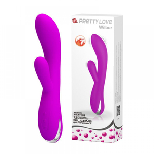 Vibrador Ponto G Wilbur 12 Vibrações Com Aquecimento Pretty Love