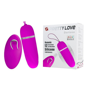 Cápsula Vibratória Darlene Com Controle 12 Vibrações Pretty Love