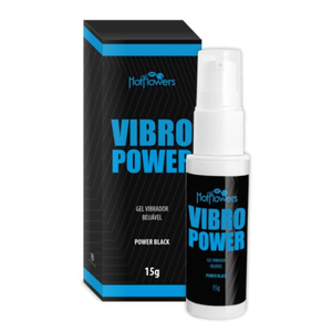 Vibro Power Vibrador Líquido Beijável 15g Hot Flowers