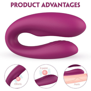 Vibrador Casal Silicone Amzing Toy