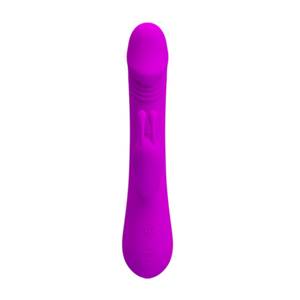 Vibrador Ponto G Clement 30 Vibrações Com Estimulador Clitoriano Pretty Love